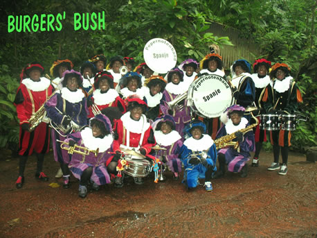groepsfoto in burgers bush